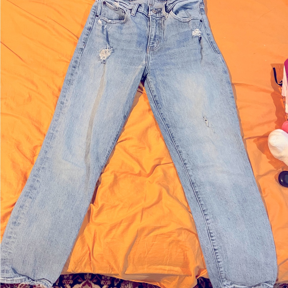 Abercrombie The Boyfriend mid rise jeans
